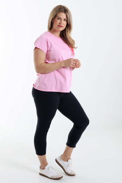 Legging 3/4 en coton bio-Paprika-7