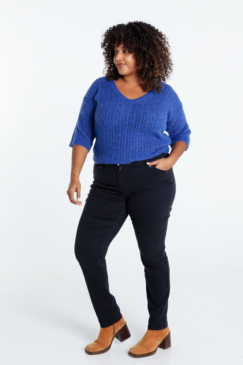 Pantalon slim Louise L32-Paprika-9