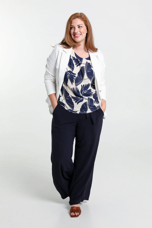 Blazer en coton-Paprika-7