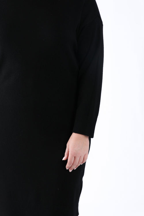 Robe pull unie-Paprika-4