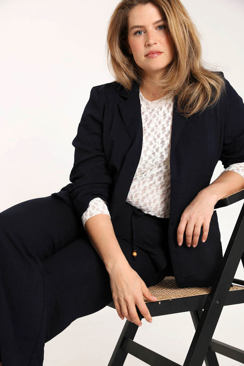 T-shirt en dentelle-Paprika-7