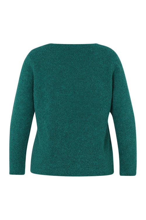 Pull maille bouclette uni-Paprika-11