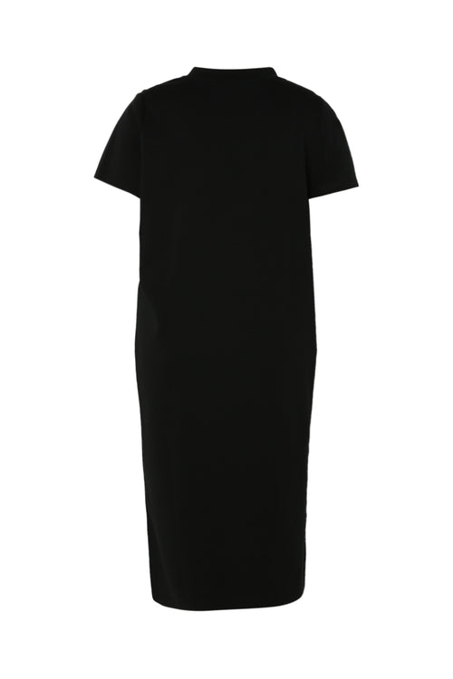 Robe longue en viscose unie-Paprika-11