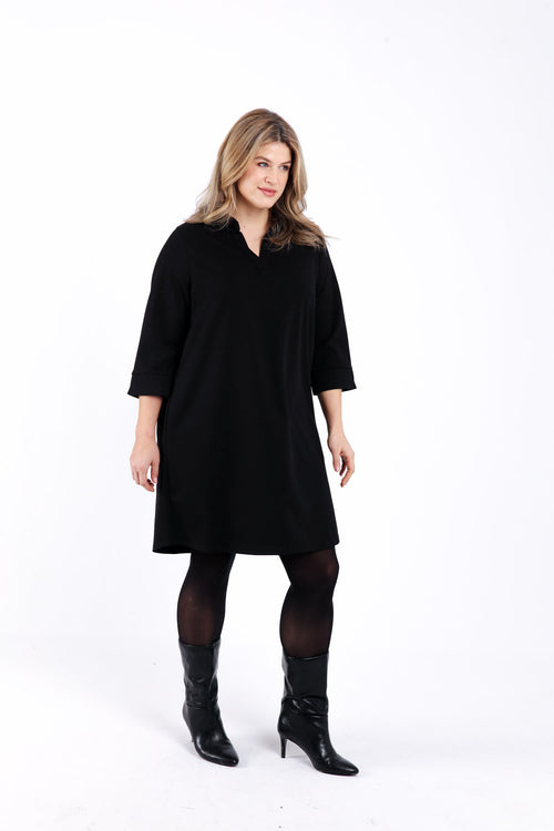 Robe courte unie-Paprika-8