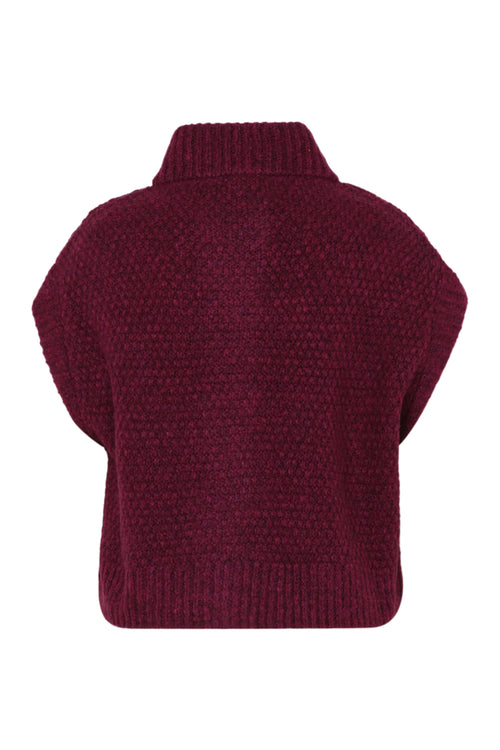 Gilet sans manches uni-Paprika-12