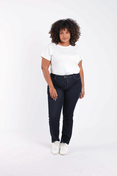 Jeans slim Louise L32-Paprika-8