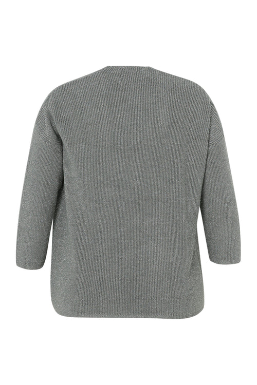 Cardigan en viscose avec lurex-Paprika-11