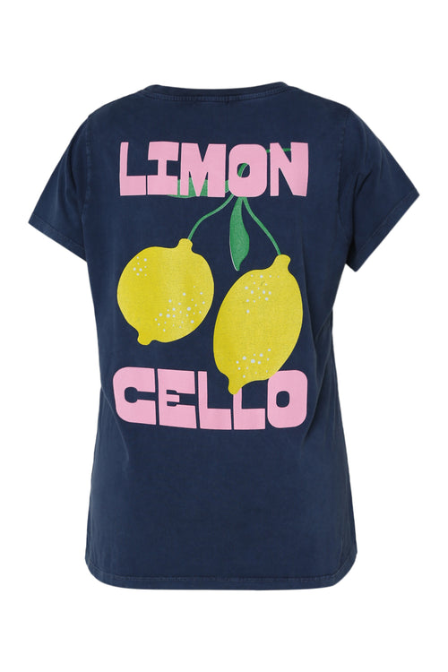 T-shirt en coton imprimé citrons-Paprika-11