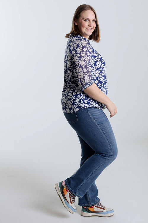 T-shirt imprimé floral-Paprika-8