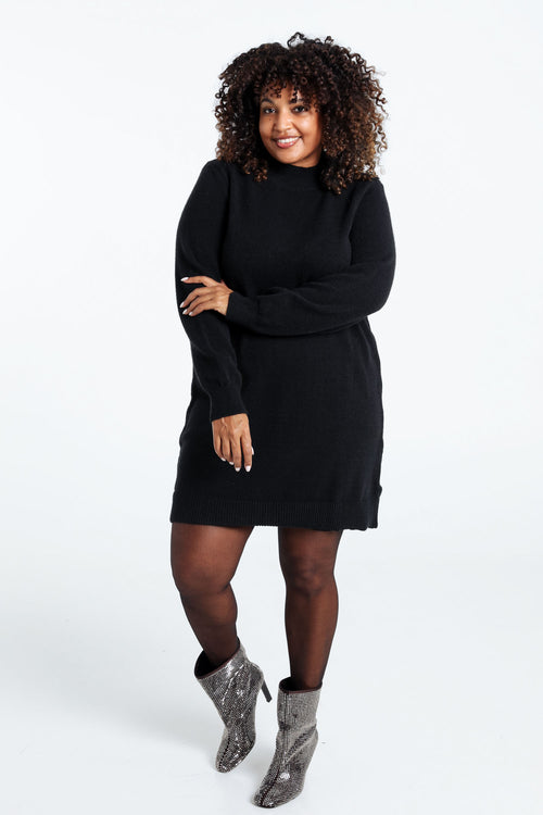 Robe pull unie-Paprika-8