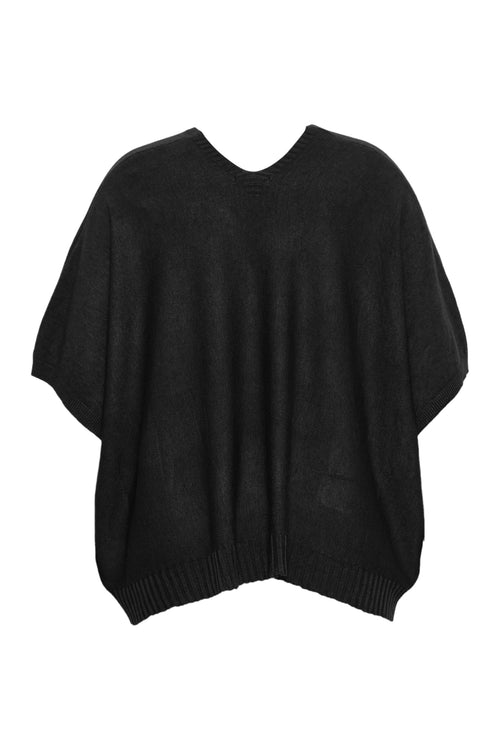 Pull court uni en viscose-Paprika-2