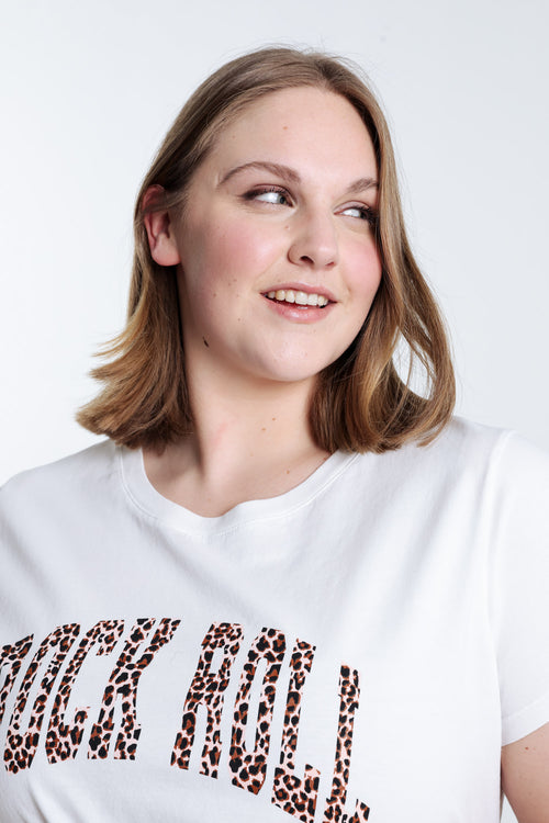 T-shirt en coton Rock Roll-Paprika-3