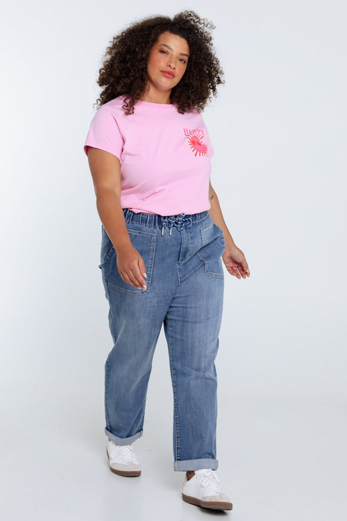 Pantalon chino en jeans-Paprika-9