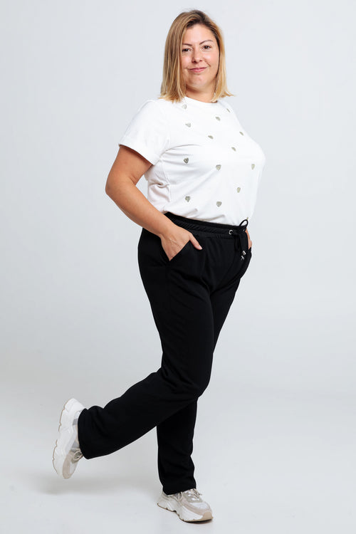 Pantalon 7/8 uni-Paprika-9