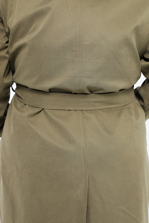 Trench zippé à capuche-Paprika-6