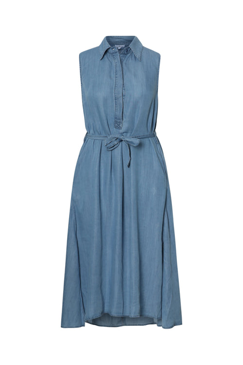 Robe en tencel unie-Paprika-2