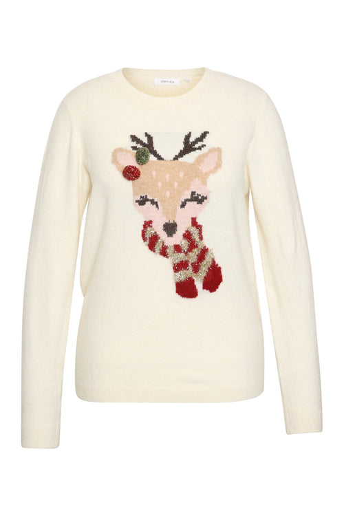 Pull de Noël dessin biche-Paprika-7