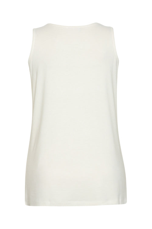 Débardeur uni en viscose-Paprika-2