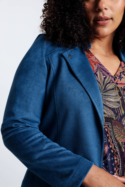 Veste effet suédine-Paprika-5