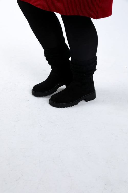 Bottes 2 en 1 en tricot-Paprika-6