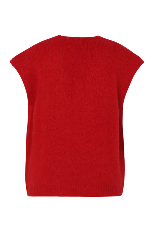 Gilet sans manches uni-Paprika-11