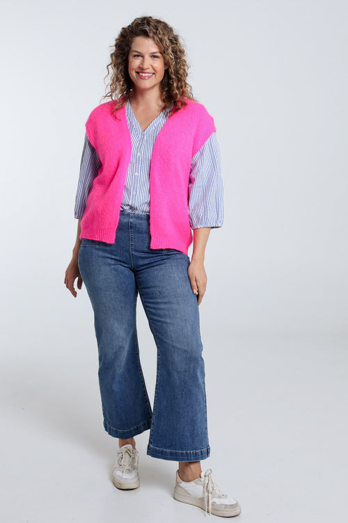 Gilet sans manches uni-Paprika-9