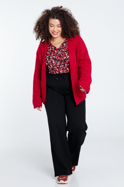 Cardigan uni-Paprika-7