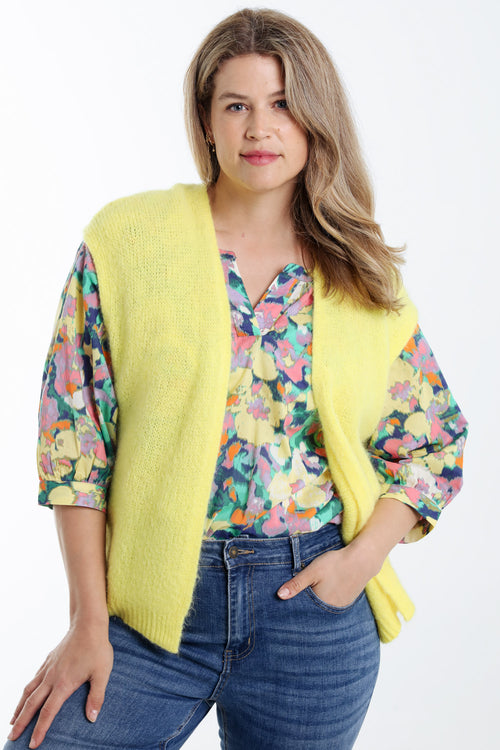 Gilet sans manches uni-Paprika-7