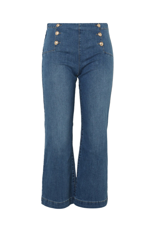 Jeans large avec 6 boutons-Paprika-10