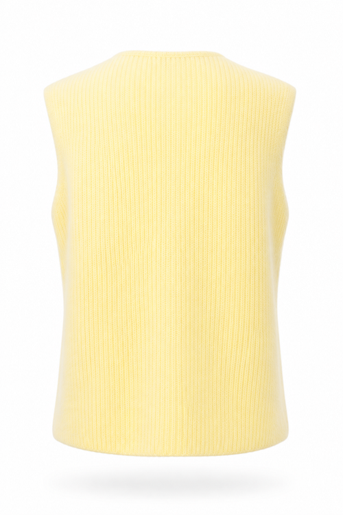 Gilet sans manches uni-Paprika-1