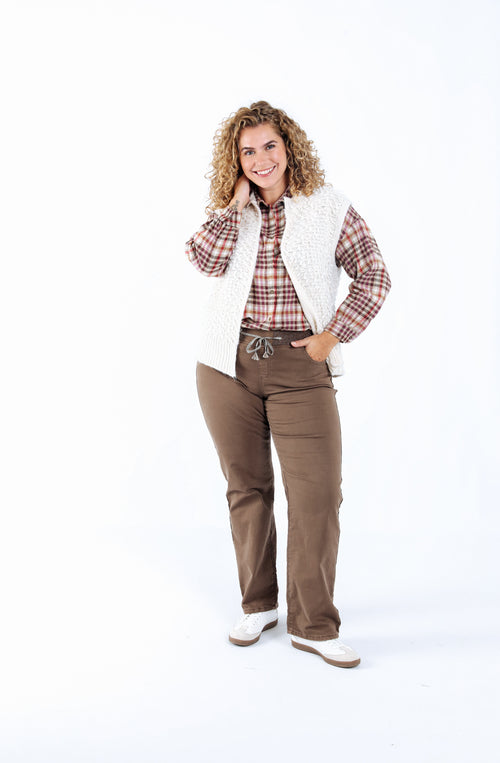 Gilet sans manches uni-Paprika-5