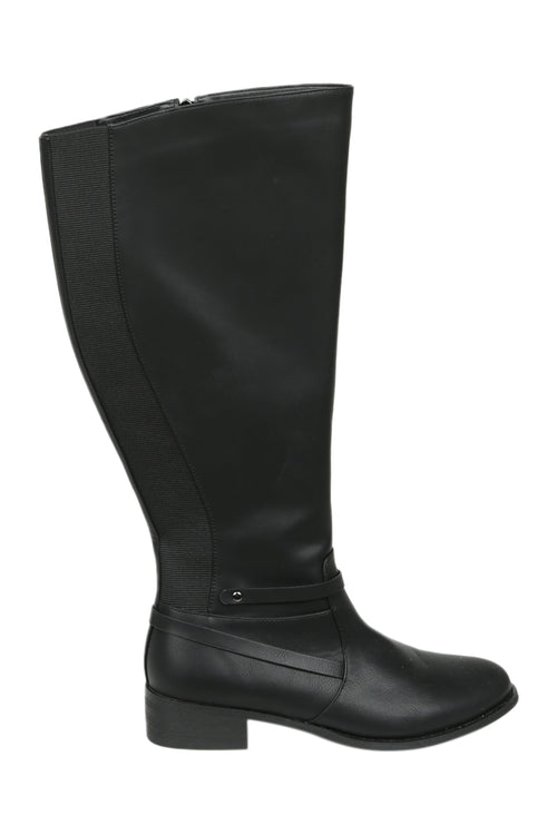Bottes cavalières plates-Paprika-4