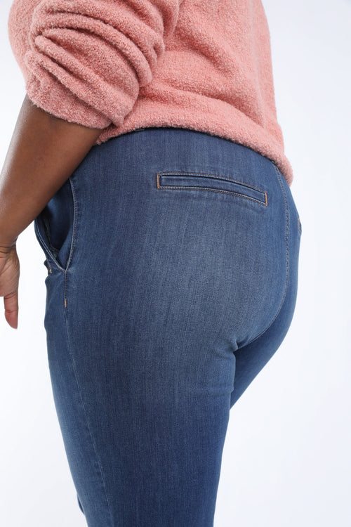 Jeans 7/8 avec revers-Paprika-4