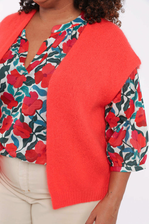 Gilet sans manches uni-Paprika-5