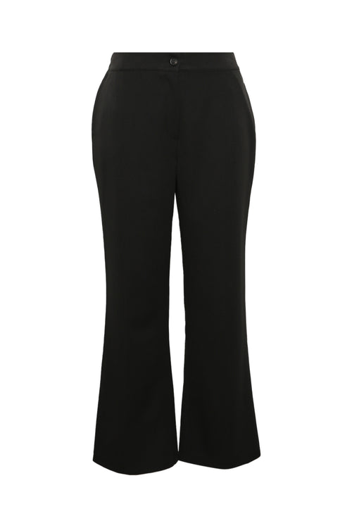 Pantalon large à plis uni-Paprika-9
