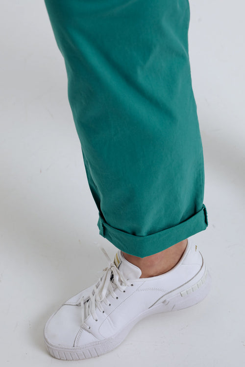 Pantalon chino en coton léger-Paprika-4