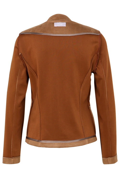 Veste effet suédine-Paprika-12