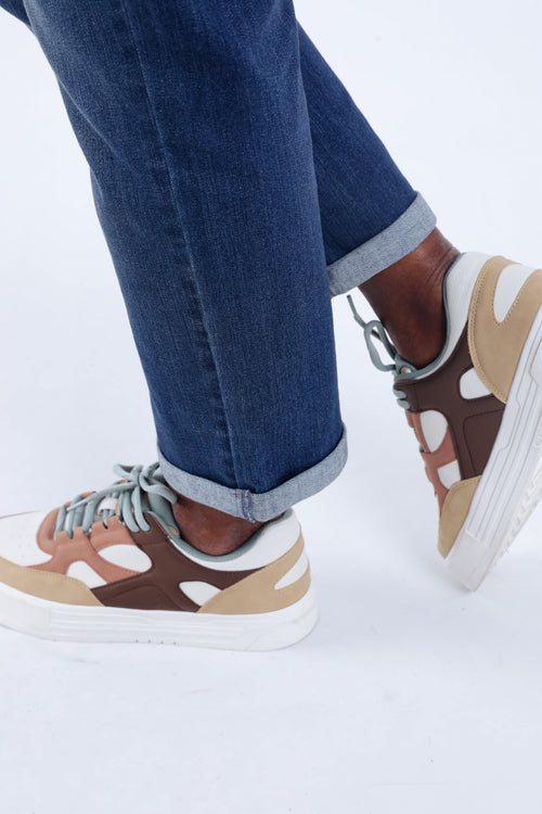 Jeans 7/8 avec revers-Paprika-5