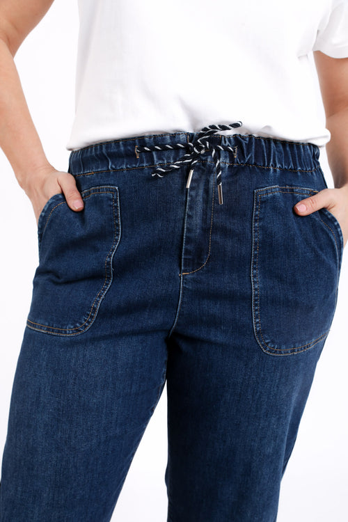 Pantalon chino en jeans-Paprika-4