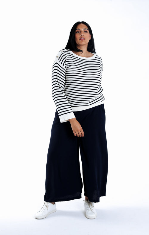 Pull marinière avec boutons-Paprika-6
