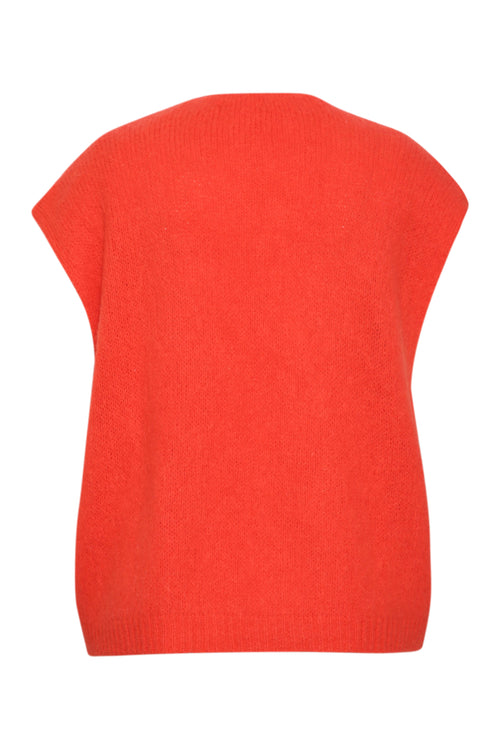 Gilet sans manches uni-Paprika-2