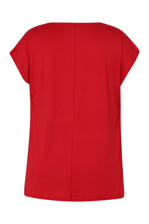 T-shirt bi-matière-Paprika-11