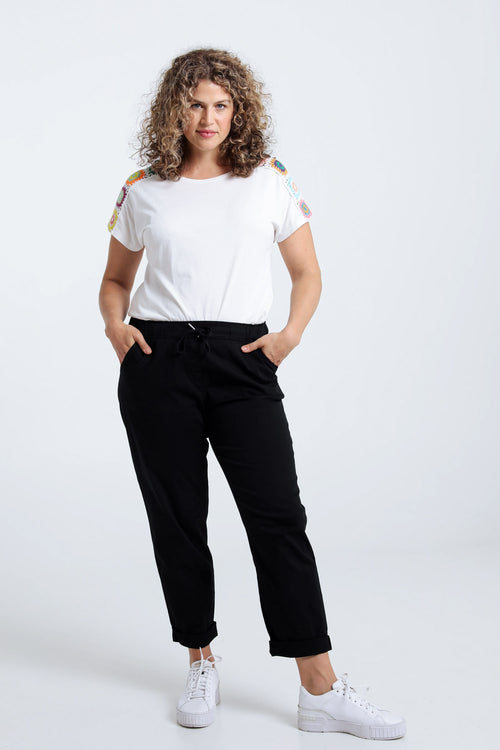 Pantalon chino en coton léger-Paprika-8