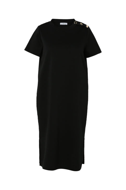 Robe longue en viscose unie-Paprika-10