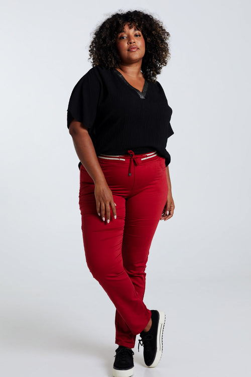 Jegging Lolly en coton-Paprika-7
