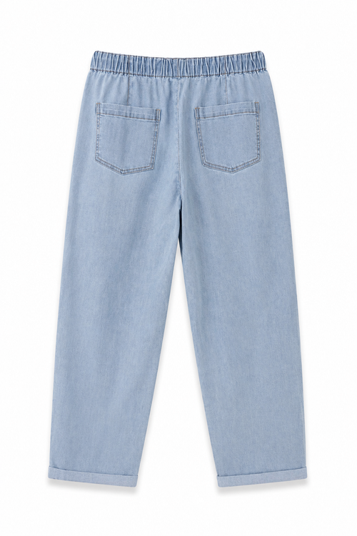Pantalon chino en jeans-Paprika-1