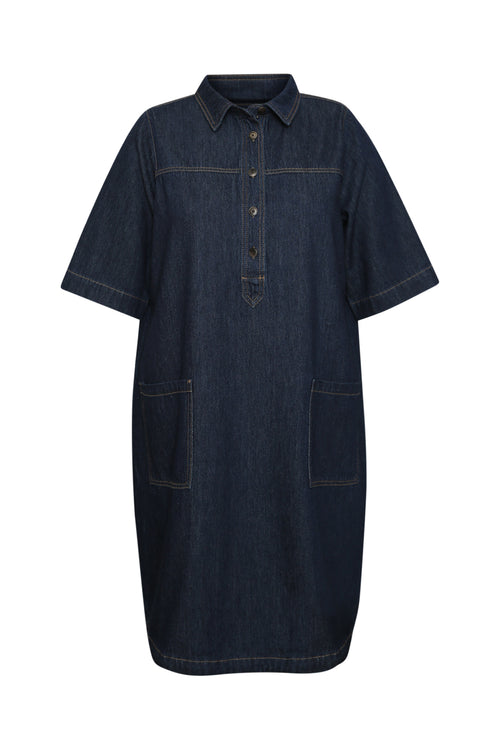 Robe courte en jeans-Paprika-8