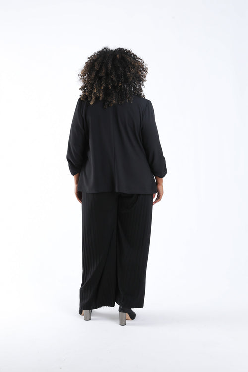 Blazer ample uni-Paprika-2