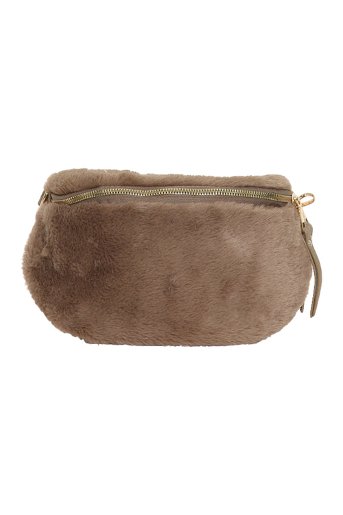 Sac banane en fausse fourrure-Paprika-1