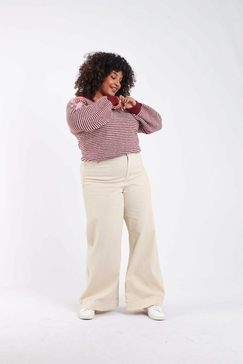Jeans Elodie L32 uni-Paprika-10